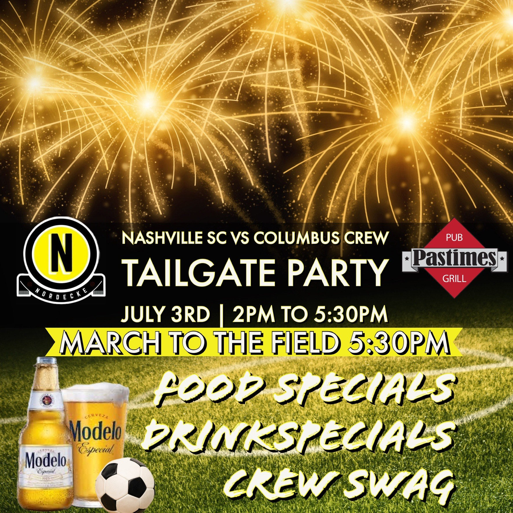 Nordecke Tailgate Party 7/3 at Pastimes