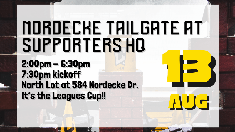 Tailgate – Columbus v Miami - Leagues Cup