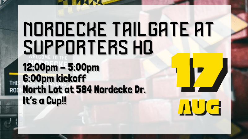 Tailgate – Columbus v NYCFC - Leagues Cup
