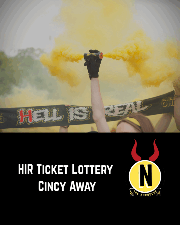 Crew @ Cincinnati - HiR Derby Away 7/12 Ticket Lottery Deposit