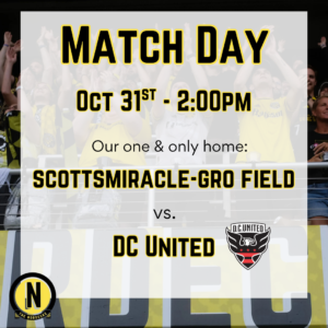 DC United- 10/31/26 @ 2:00pm Ticket